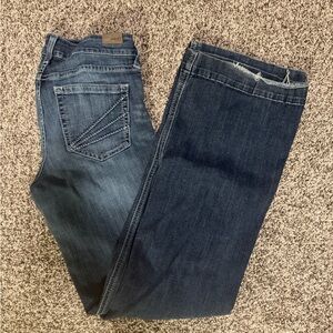 Women Ariat Trouser Dark Blue Denim Jeans